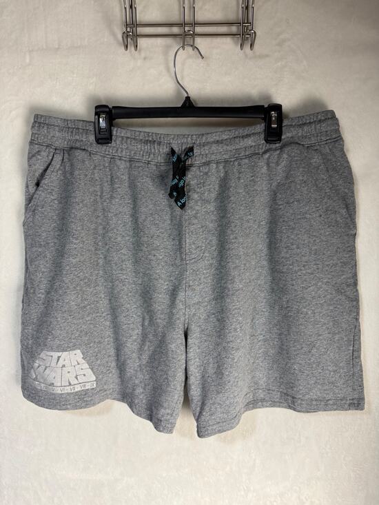 Disney Pants - Disney Parks Star Wars Saga Drawstring Gray Sweat Shorts Size XXL
